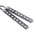 thumbnail image 4 of Luces de Del Piso Del Espacio para Los Pies Del Interior Del Coche de 9LED Cálido shamjiam Coche luz de atmósfera resplandor de neón, 4 of 8
