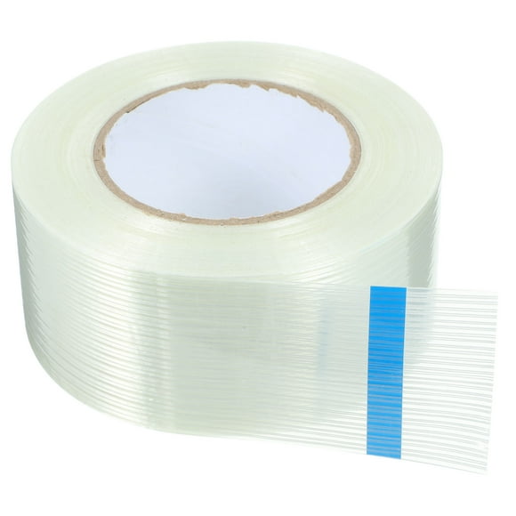 1 Roll of Fiberglass Tape Strong Fiberglass Tape High Temperature Non-marking Single Side Stripe Tape