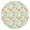 Pioneer Flower Floral-3, variant on Pioneer Flower Floral Print Pattern Round Fitted Tablecloth with Elastic Edge, Waterproof Dining Table Cover for Indoor Outdoor Camping and Daily Use