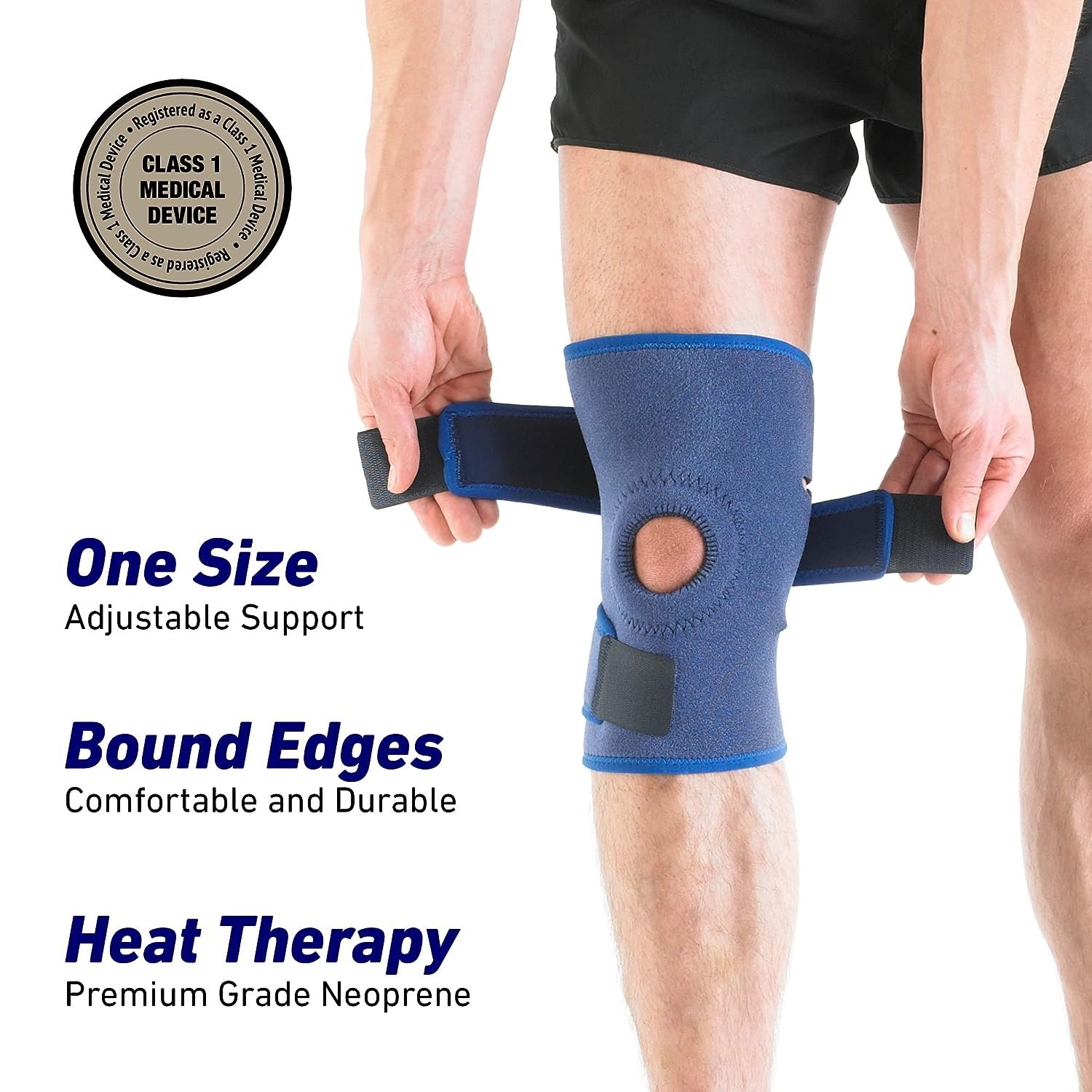 Neo G Knee Brace for Women and Men Knee Support Open Patella for Joint Meniscus Knee Pain Relief, Arthritis, Sprains, Strains, Instability - Adjustable Compression - One size