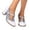 White, variant on YOUYEDIAN Mary Jane Shoes Women High Block Heel Fashion Round Toe Casual Slip On Belt Comfy Flats Versatile Polka Dot Outdoor Dress Shoes