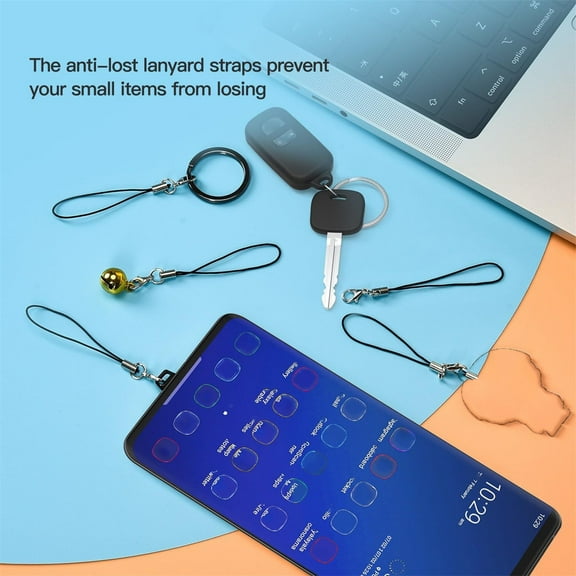 Mobile Phone Plug Set Usb C Plug Cover Hanging Rope and Cleaning Brush Set Charging Port Cleaner