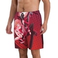 thumbnail image 5 of Dance Hazbin Hotel Men's Beach Shorts Swim Trunks Casual Quick Dry Board Shorts Swimwear Pants with Mesh Lined and Pockets, 5 of 8