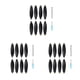 thumbnail image 3 of Sidaley 8 piezas de hélice de plástico para drones, hélices de cuadricóptero desmontables, repuesto de pieza para X8 MINI con tornillo de Oro 3piezas, 3 of 6