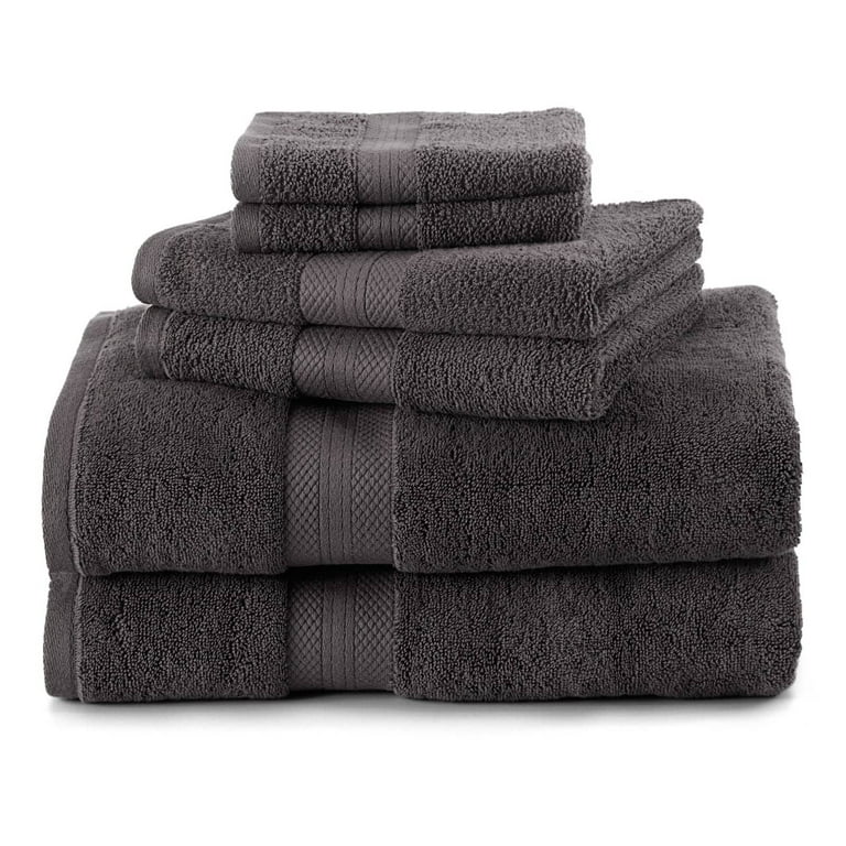 Martex Abundance 6 Piece Plum Towel Set Walmart