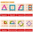 thumbnail image 3 of Amerteer Wooden Letter Number Construction Puzzle Educational Stacking Blocks Toy Set Shape Color Sorter Pegboard Activity Board Sort Game for Kids Toddler Gift Preschool Learning STEM Toy, 3 of 7