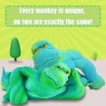 thumbnail image 3 of Juguete para apretar Mono blando Juguete elástico Pegamento relleno de arena Gorila de goma Elástico Estirable Autismo Juguete de descompresión para adultos y niños Animal para regalo de Navidad (azul, 3 of 5