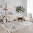 thumbnail image 1 of Rug Branch Atlas Scandinavian Indoor Area Rug, Grey Beige, Distressed - Living Room, Bedroom, Dining Room, and Kitchen, 1 of 8