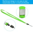 thumbnail image 3 of Uxcell 17" Neck Lanyards 0.6" Width Detachable Strap Lanyard for ID Badge Keys Fluorescent Green 10 Pack, 3 of 5