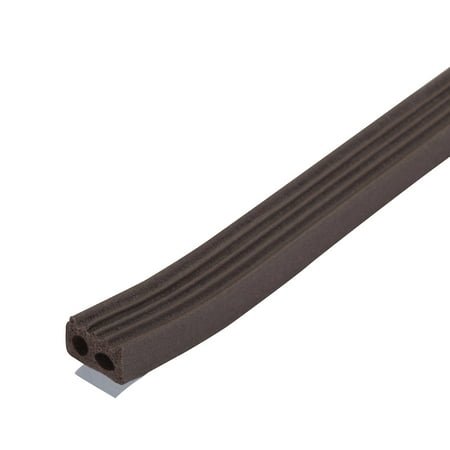 M-D Building Products 63644 5/16 in. x 19/32 in. x 10 ft. Brown Premium Rubber Window Seal for Large Gaps