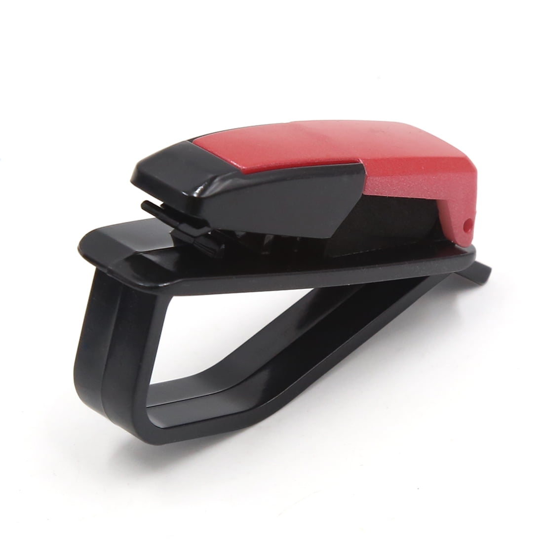 Red Plastic Car Auto Sun Visor Sunglasses Eyeglasses Glasses Card