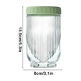 thumbnail image 2 of PuSpu Stackable Glass Jar 13.5x8cm Clear Glass 1Pcs Airtight Sealed Kitchen Pantry Snacks Dried Fruit Food Storage Container Cute Pet Design Space Saver, 2 of 6
