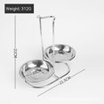 thumbnail image 2 of Soporte para reposacucharas Soporte vertical para cucharones de sopa de acero inoxidable Reposacucharas Soporte para utensilios de cocina de fácil acceso para utensilios de cocina Olla calie, 2 of 5