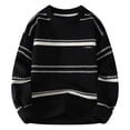 thumbnail image 2 of WELOIJEVBE Mens Sweater Autumn and Winter New Casual Crewneck Sweater Men's Knitted Base Shirt Fashion Classic All Comfortable, 2 of 4