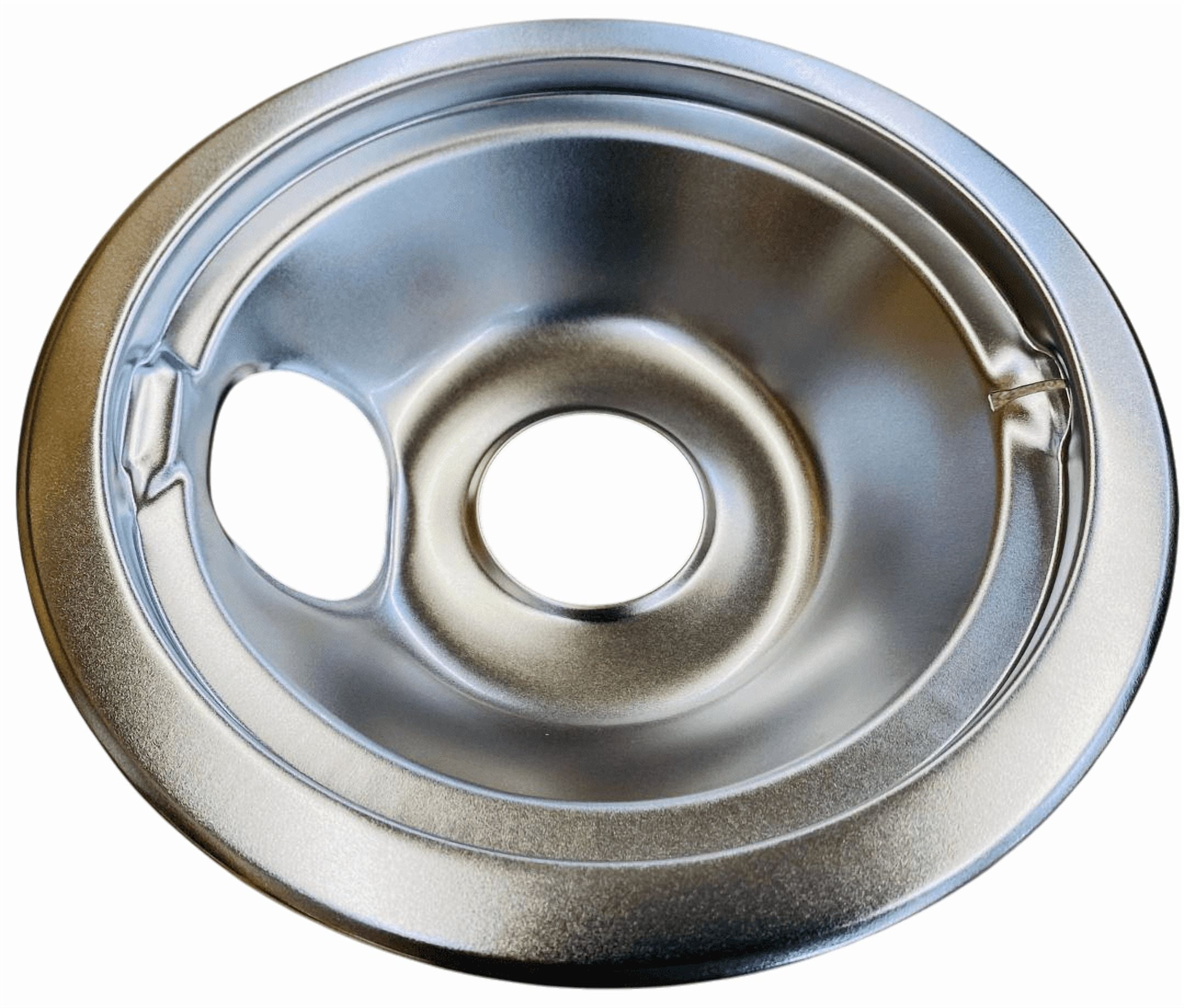 Chrome Burner Pans for General Electric, (2) WB31M15 & (2) WB31M16