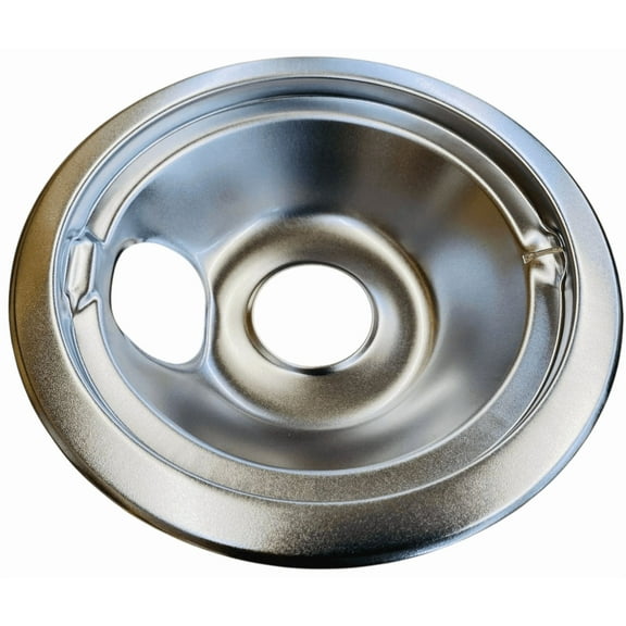 WB31M16, Small 6" Chrome Drip Bowl Tray replaces GE, Hotpoint