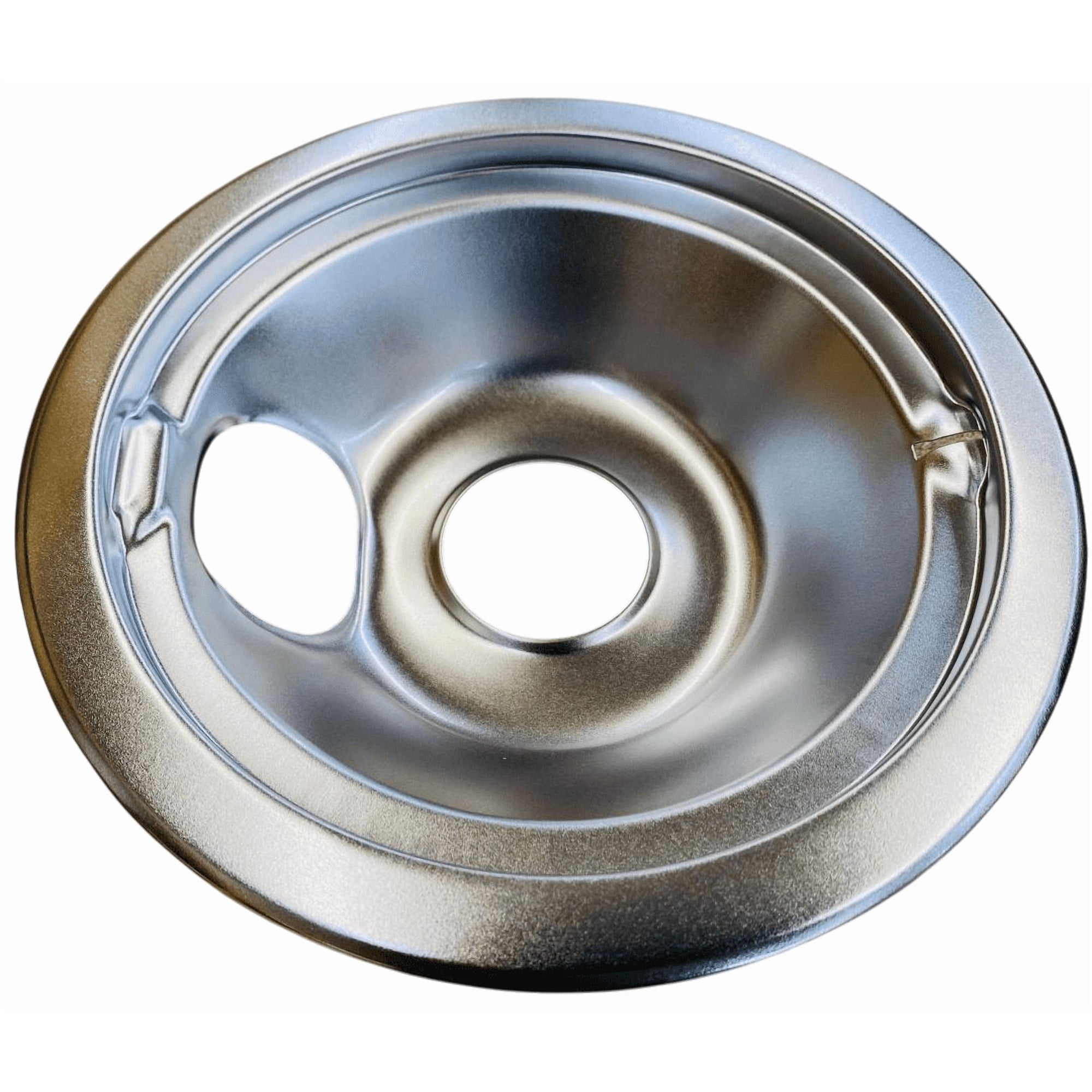 WB31K10265, WB31M16, Small 6" Chrome Drip Bowl Tray replaces GE, Hotpoint