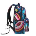 thumbnail image 3 of Pofeuu Starry Sky Pine Tree Donut Print Backpack for Men and Women - Basic Bookbag Casual Daypack Backpacks for College Work Travel-One Size, 3 of 5
