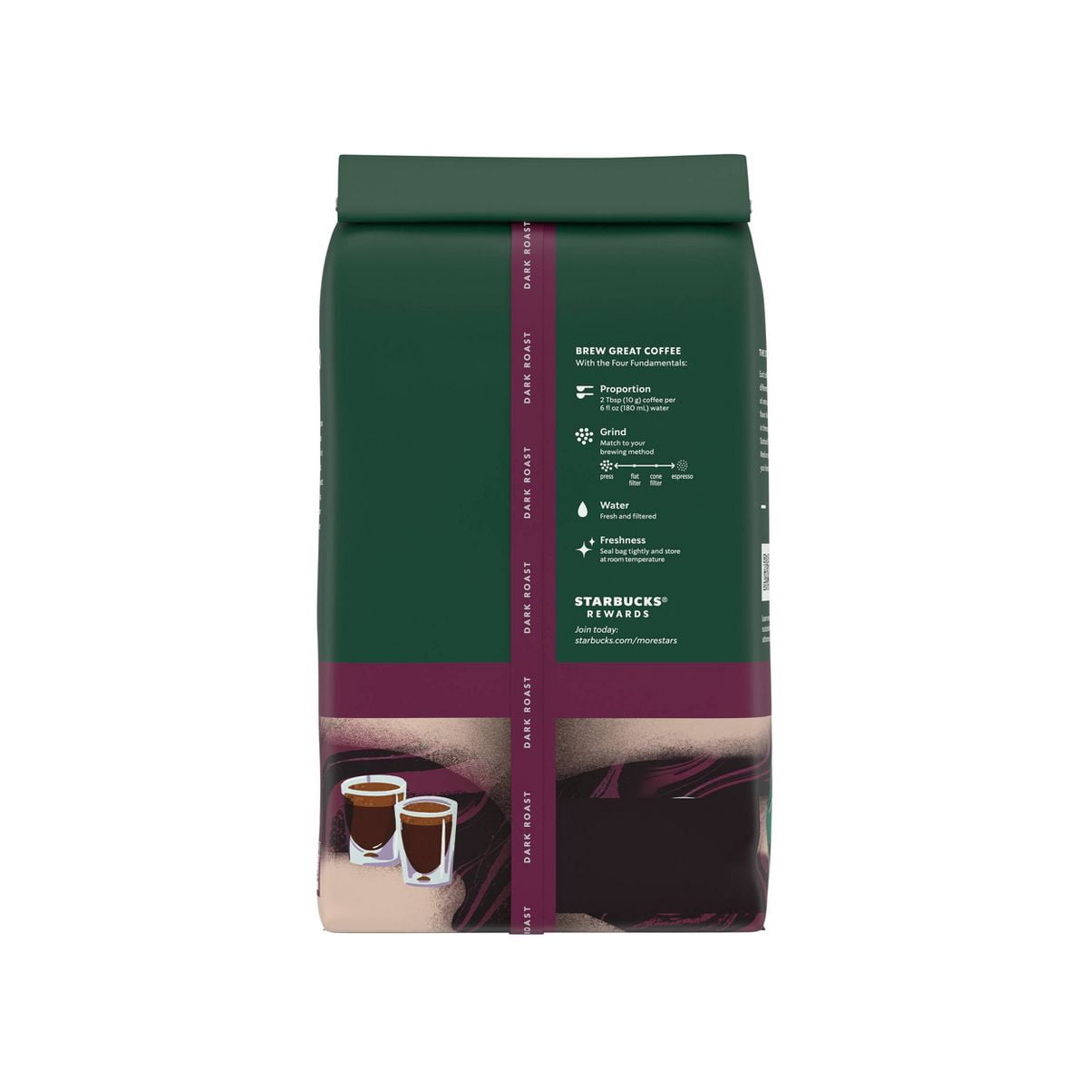 Starbucks Espresso Roast Dark Roast Whole Bean Coffee - 12oz - Pack of 2