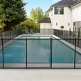 thumbnail image 5 of YTAHOME Pool Fence for Above Ground Pools 4 x 12FT Mesh Pool Safety Fence Outdoor Swimming Backyard Garden Pool Fencing, Black, 5 of 7