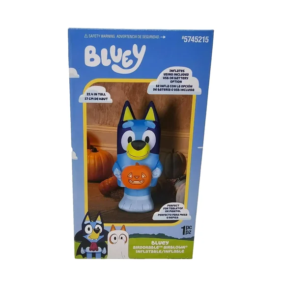 Bluey 22-in Bluey with Pumpkin Airdorable Inflatable