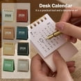 thumbnail image 4 of 2026 Mini Simple Calendar Small Desk Calendar Creative Coil Calendar Planne GXS, 4 of 9