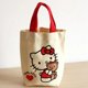 thumbnail image 2 of Miniso Sanrio Anime Kawaii Hello Kitty bolsos lindo dibujos animados lona bolsa de almuerzo taza de agua bolsa de almacenamiento portátil Bentobag regalos para niñas, 2 of 5