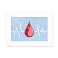 thumbnail image 1 of Electrocardiogram Design Pattern Photo Mount Frame Picture Art Painting Desktop 5x7 inch, 1 of 3