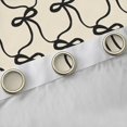 thumbnail image 5 of Feelyou Kawaii Bowknot Kids Black Out Curtains, Dreamy Princess Style Curtains Pack of 2 (42x63 Each), Girly Cute Black Bow Bedroom Curtains, Living Room Curtains Decor, 5 of 7