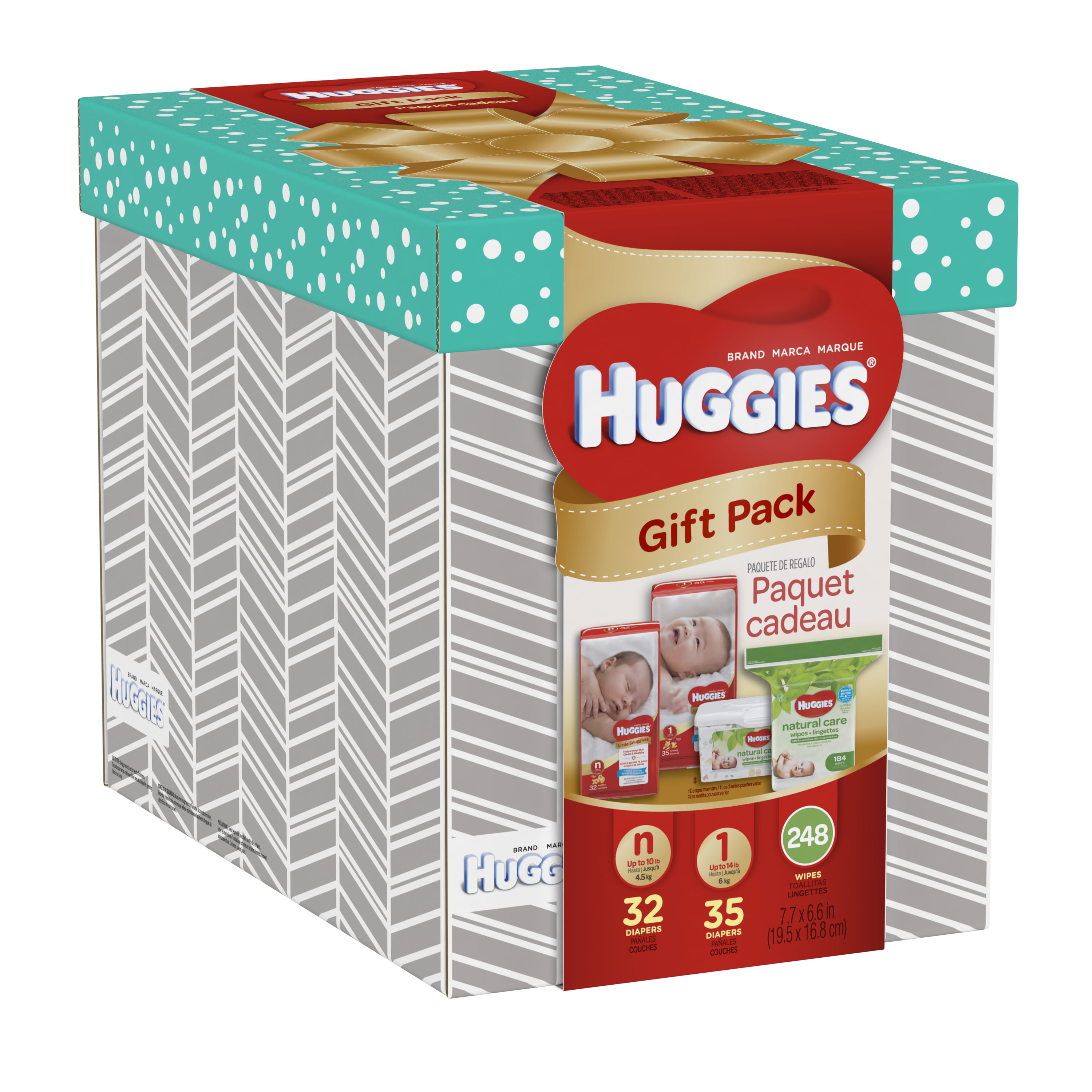 HUGGIES Gift Pack: Newborn Diapers + 