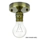 thumbnail image 2 of Base de luz de techo vintage Soporte de lámpara de pared de montaje industrial Soporte de lámpara de luz de techo para el hogar y la cocina Xemadio 220980-3, 2 of 9