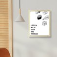 thumbnail image 5 of Designs ByLITA Life Is A Mix of Sushi and Troubles, 11 x 14 Wooden Framed Print Inspirational Wall Art | Decoration For Sushi Lovers, 5 of 6