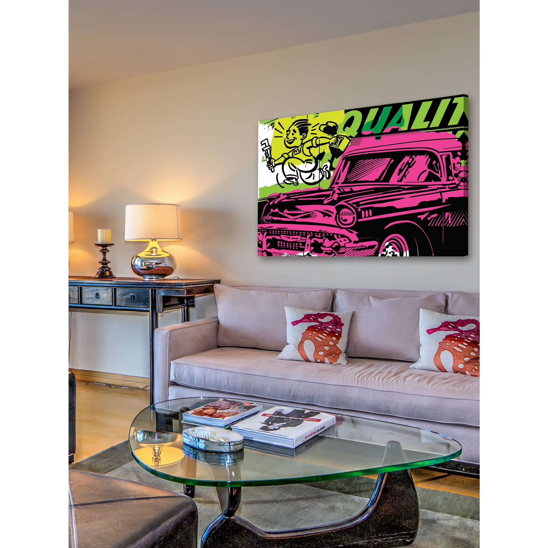 Marmont Hill "Quality" by Josh Ruggs Painting Print on Wrapped Canvas