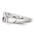 thumbnail image 3 of Sterling Silver Black Diamond Men's Ring Size 10, 3 of 3