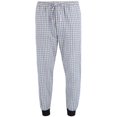 thumbnail image 3 of Ten West Apparel  V-Neck Top With Plaid Jogger Lounge Set (Men), 3 of 5