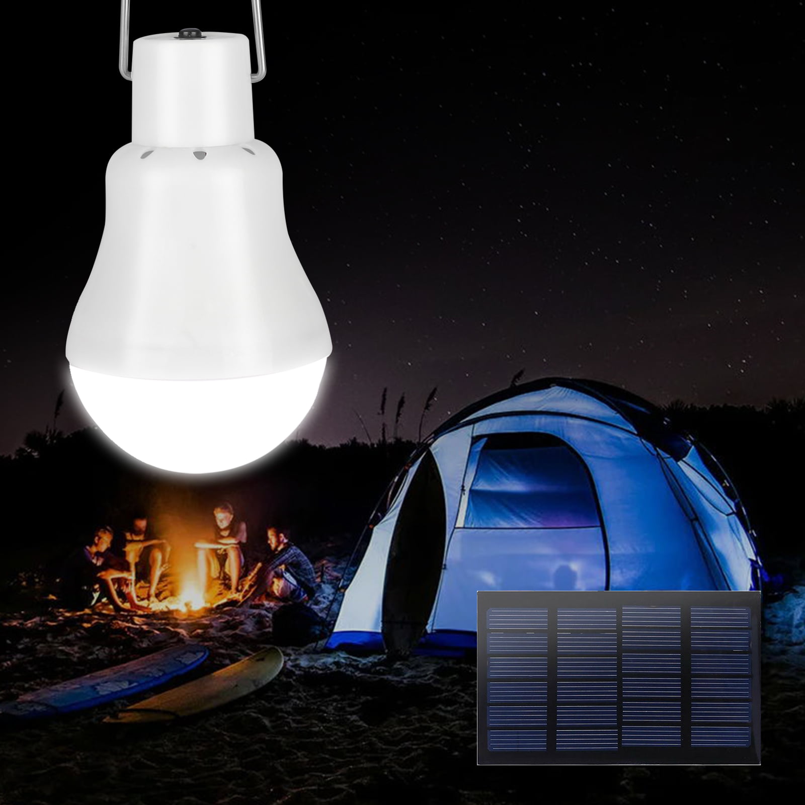 Rechargeable Solar 22 LED Lantern Outdoor Night Camping Light Lamp w/ Remote Kit 