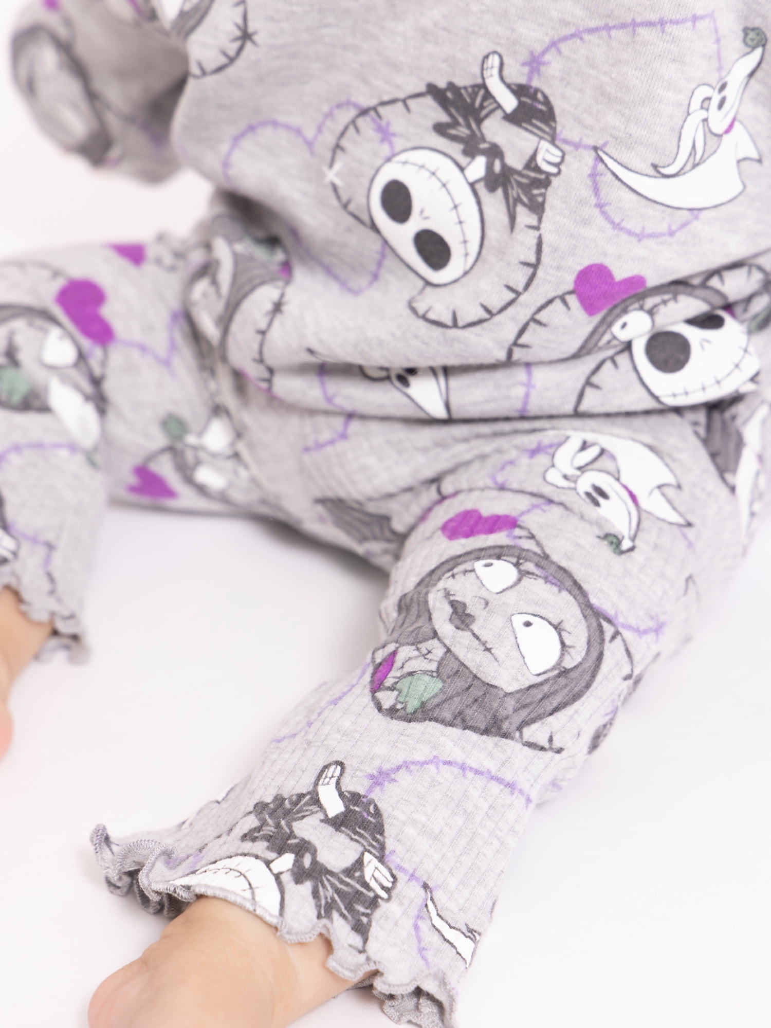 Nightmare Before Christmas Baby Girls Print Sweatshirt and Flared Leggings, 2-Piece, Sizes 0M-24M
