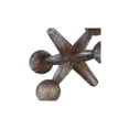 thumbnail image 5 of 5", 7", 9"W Silver Metal Jack Sculpture, by CosmoLiving by Cosmopolitan (3 Count), 5 of 15