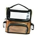 thumbnail image 5 of Organizador de brochas de maquillaje, soporte portátil con divisor y asa extraíbles. Amarillo, 5 of 9