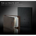 thumbnail image 3 of Serman Brands Slim Wallet Money Clips | Bifold Leather Wallet | RFID Blocking Minimalist Bifold Men Wallet | Stylish and Secure Wallet | Texas Brown, 3 of 7