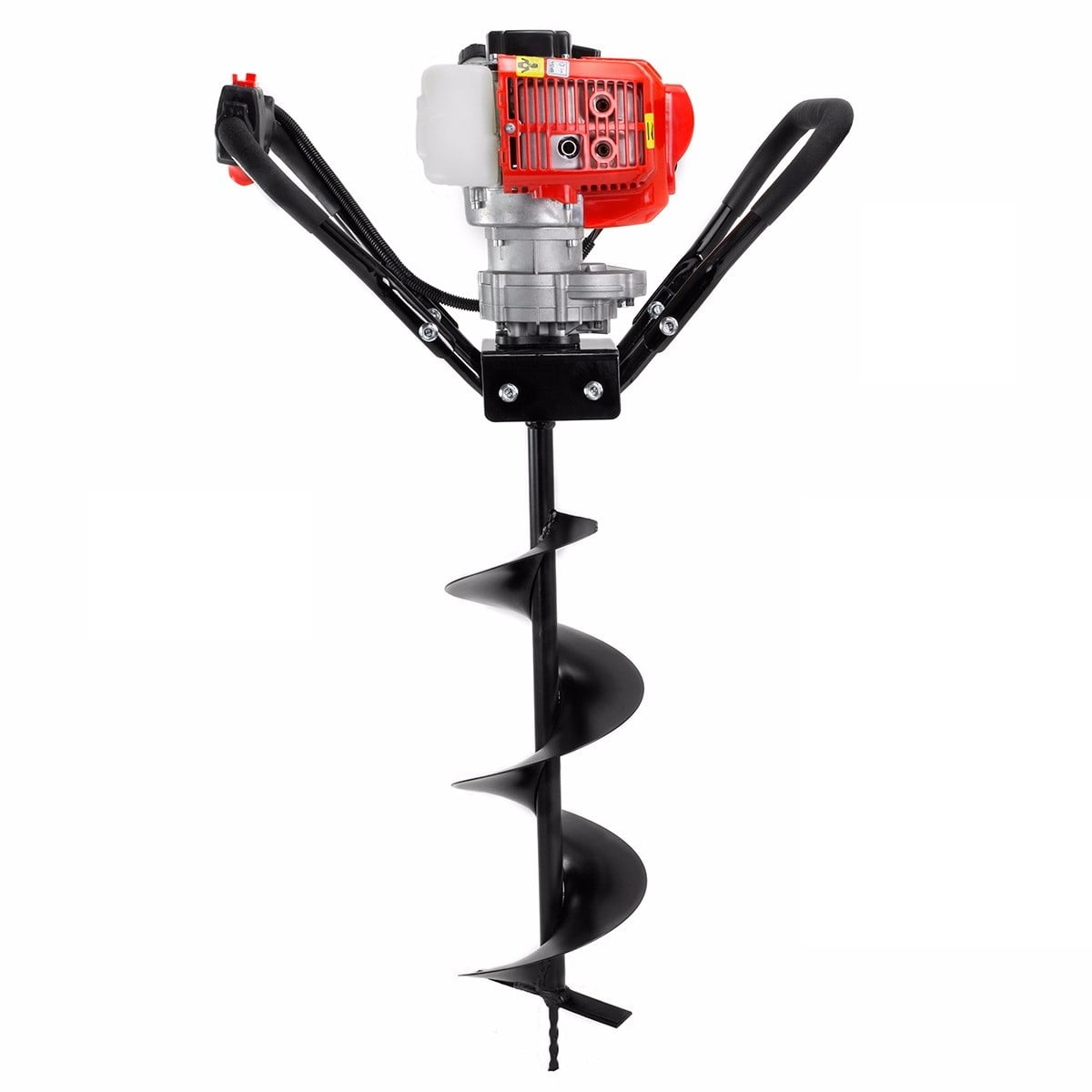V-Type 55cc 2 Stroke Gas-Powered Post Hole Digger & 8" Digging Auger Bit Set V-Type 55cc 2 Stroke Gas-Powered Post Hole Digger & 8" Digging Auger Bit Set