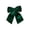 S, variant on Green Christmas Bow Decorations, 12" Velvet Fabric Ornaments for Door & Wall, Festive Home Party Arrangement Accents, Emerald Forest Hue, Wired Ribbon, Elegant Holiday Curb Appeal​, S