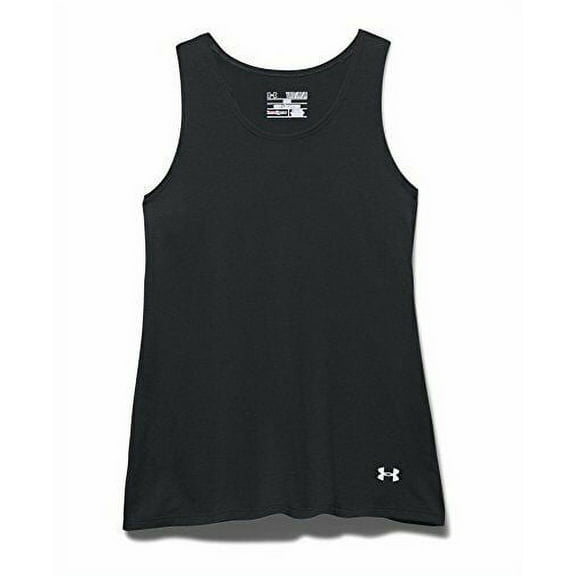 Under Armour Girls HeatGear Tank Top BLACK - SMALL