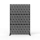 thumbnail image 1 of Yeshouse Panel de privacidad independiente para exteriores, ideal para patio, balcón y jardín. Divisorio decorativo de metal, resistente a la intemperie. Incluye soporte y accesorios, 1 of 10