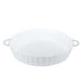thumbnail image 1 of Silicone Nonstick Grill Fried Chicken Basket Pizza Plate Baking Tool Oven Pan Mat Kitchen Accessories Air Fryer Tray Baking Tray WHITE A, 1 of 8