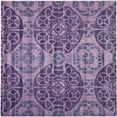 thumbnail image 6 of SAFAVIEH Wyndham Louise Medallion Wool Runner Rug, Purple, 2'3" x 9', 6 of 10
