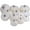 White, variant on COUTEXYI 12 Pack Halloween White Plastic Artificial Pumpkins for Decor DIY