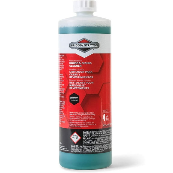 Briggs & Stratton 6833 House & Siding Cleaner Pressure Washer Concentrate, 32 Oz