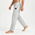 thumbnail image 6 of Yaoyar Men's Summer Fall Lightweight Beach Linen Pants Breathable Relaxed Fit Holiday Casual Trousers, 6 of 6