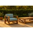 thumbnail image 2 of Meridian Furniture Anguilla Blue Water Resisting Outdoor Chair, 2 of 9